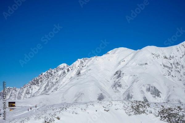 Fototapeta 立山室堂雪景色