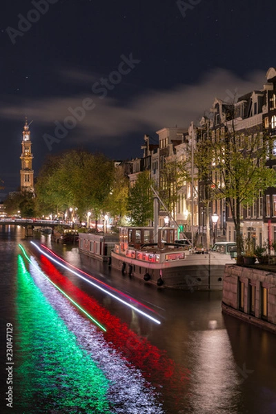 Obraz Amsterdam by night