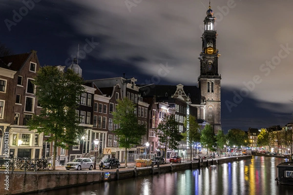 Obraz Amsterdam by night