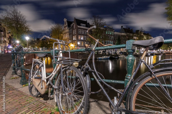 Fototapeta Amsterdam by night