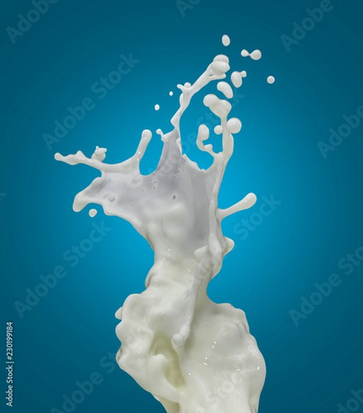 Obraz milk splash