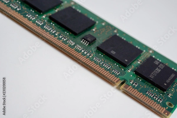 Fototapeta computer pci card, computer random access memory RAM