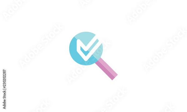 Obraz Search Icon Template Vector Sign Design