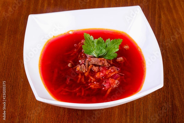 Obraz Russian borcht soup
