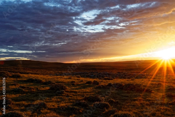 Fototapeta Red Desert Sunset