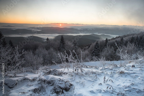 Obraz Jaworzyna Krynicka zima