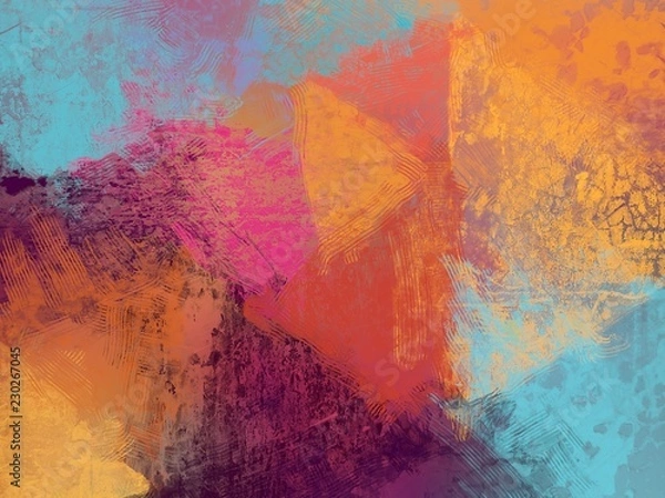 Obraz Abstract moder canvas painting.