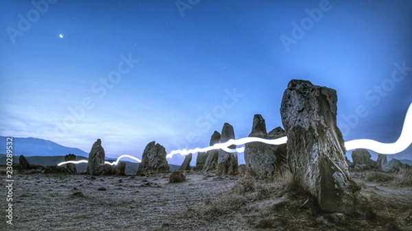 Fototapeta Ancient Armenian Observatory Karahunge