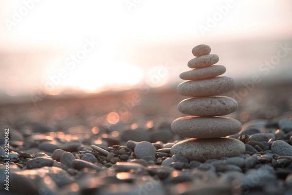 Fototapeta Evening at the sea