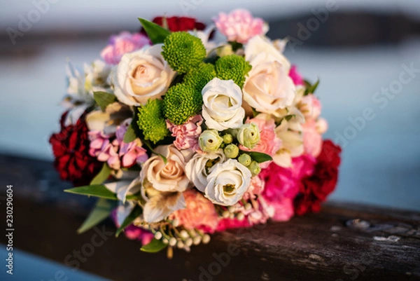 Obraz bukiet z kwiatów