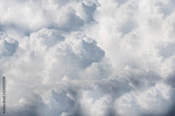 Obraz Blue Sky and puffy clouds