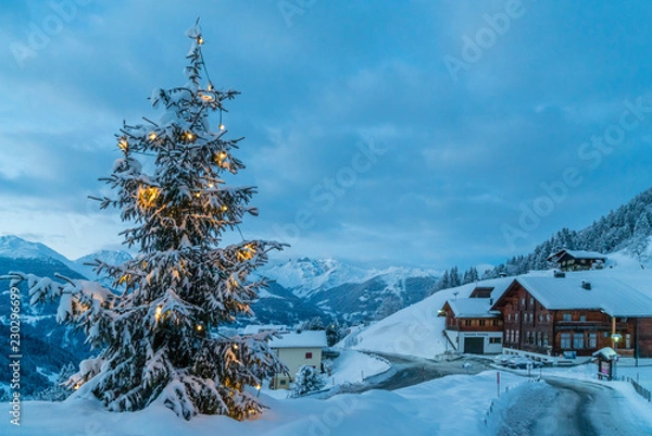 Obraz Winter in den Bergen