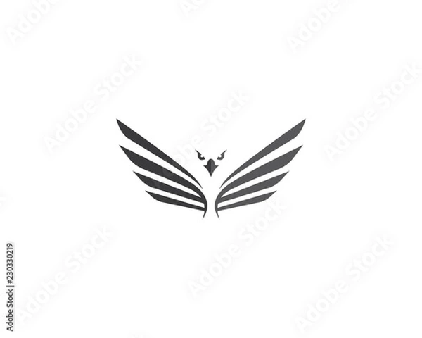 Fototapeta Eagle logo illustration