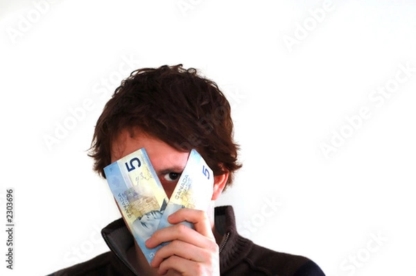 Obraz peering from bills