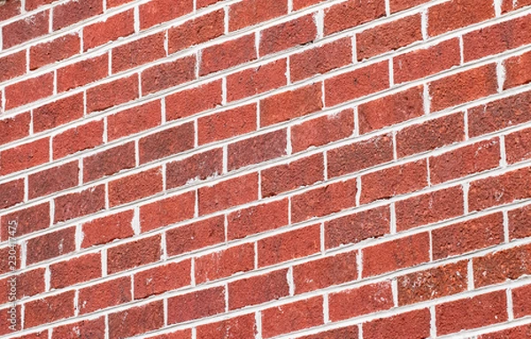 Obraz Red brick wall background