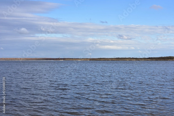 Obraz 湖と地平線