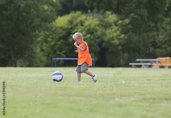 Obraz Playing soccer