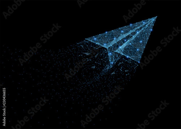 Obraz Origami paper airplane