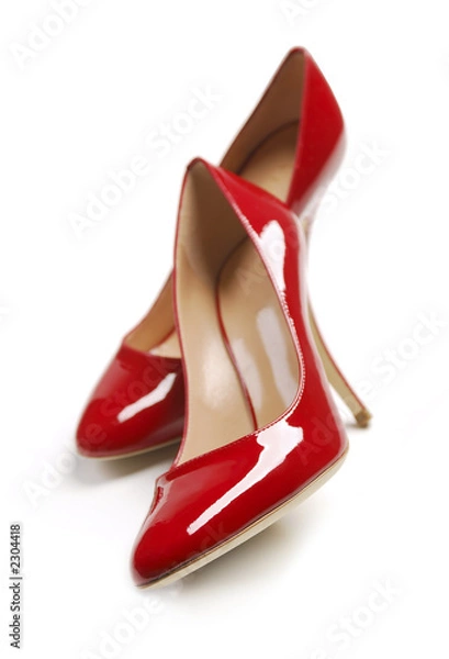 Obraz Seksowne czerwone buty