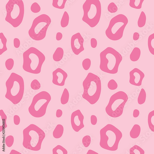 Fototapeta seamless abstract pattern with leopard spots print