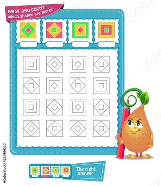 Obraz How many  shapes more