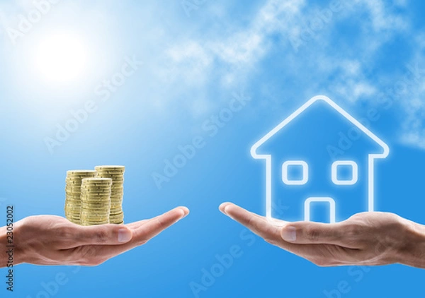 Obraz Selling a dream (-house)