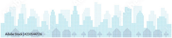 Obraz 街並み　背景　ビル　家