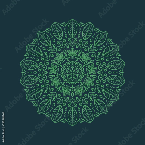 Fototapeta vectorial pattern round