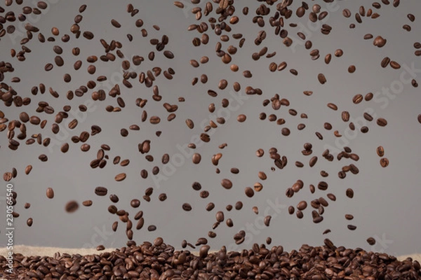 Obraz Coffee bean splash