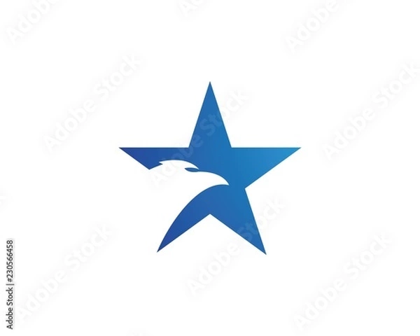 Obraz Falcon Eagle Bird Logo Template