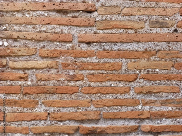 Obraz roman brick wall texture