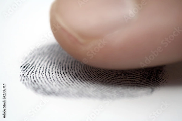 Obraz fingerabdruck