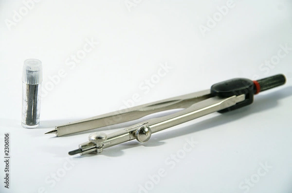 Fototapeta compas d'écolier