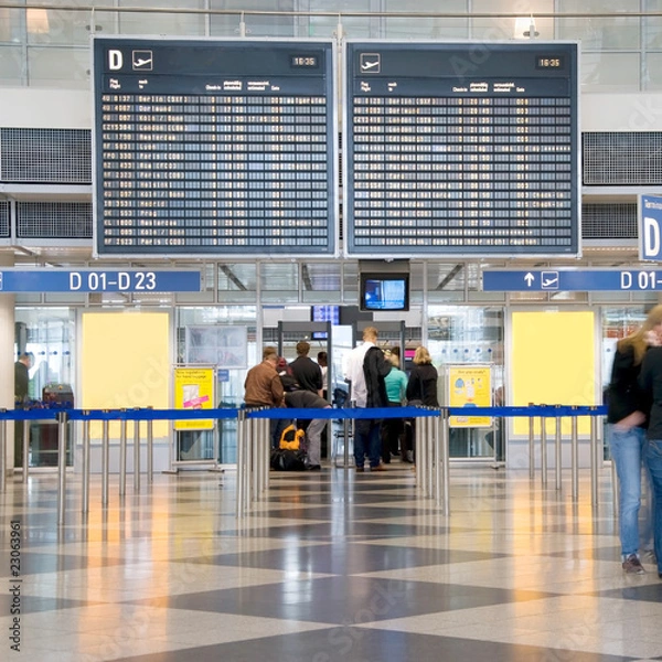 Obraz airport check-in