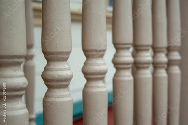 Obraz Wooden railing