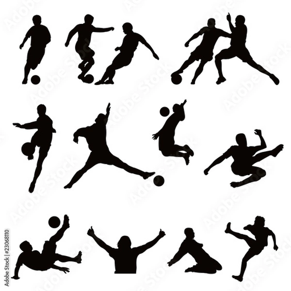 Obraz vector fotball player