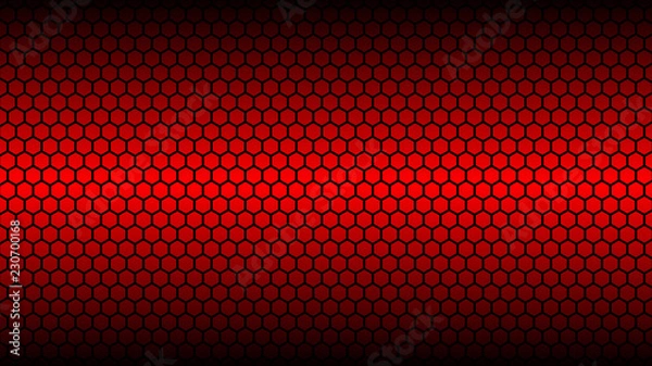 Fototapeta Honey comb red background