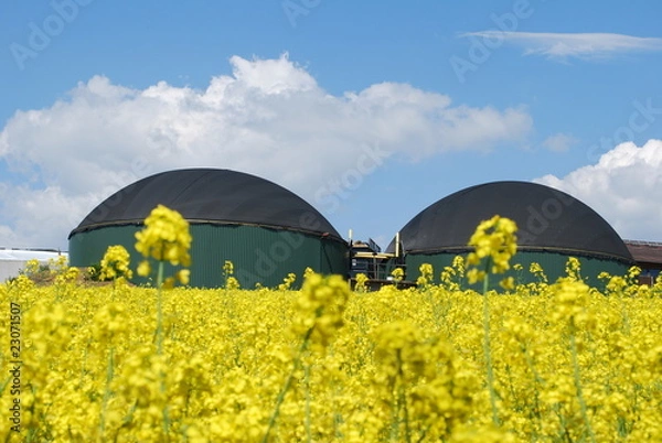 Obraz Biogasanlage