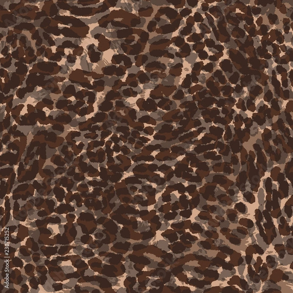 Fototapeta Leopard pattern, jaguar pattern, animal fur