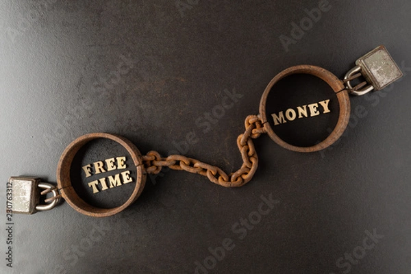 Obraz No freetime no money