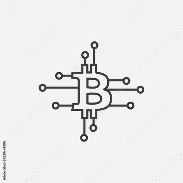Fototapeta Bitcoin