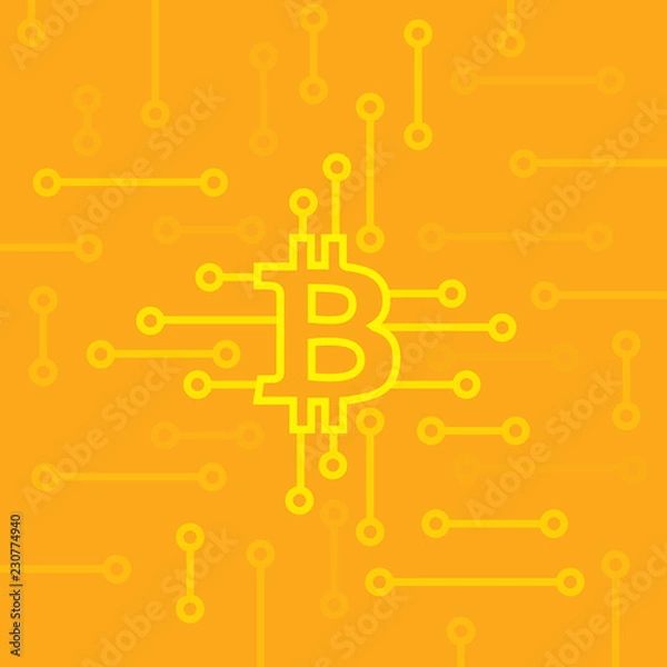 Fototapeta Bitcoin