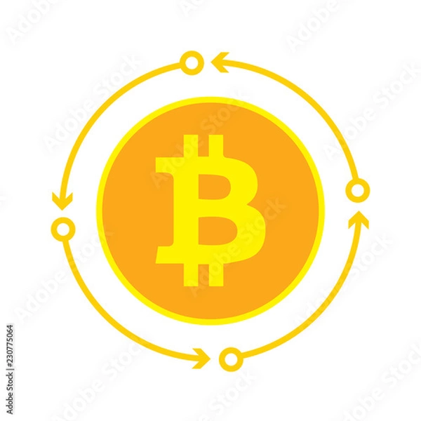 Fototapeta Bitcoin