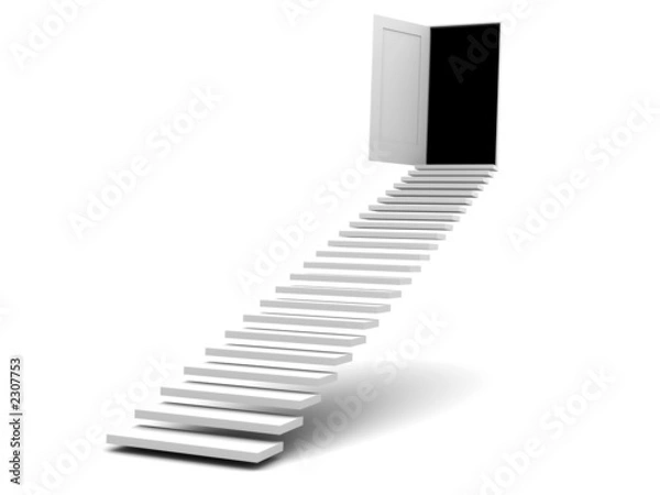 Obraz stairway to door