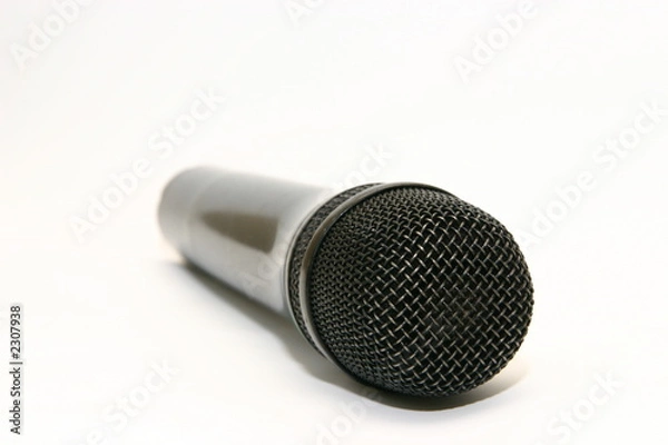 Obraz black microphone