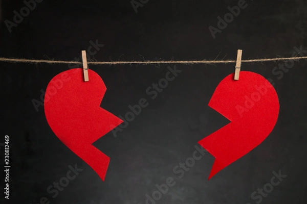 Obraz St Valentine's Day background with copy space.