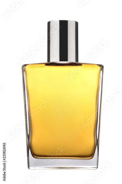 Obraz precious perfume bottle isolated on white background with clipping path