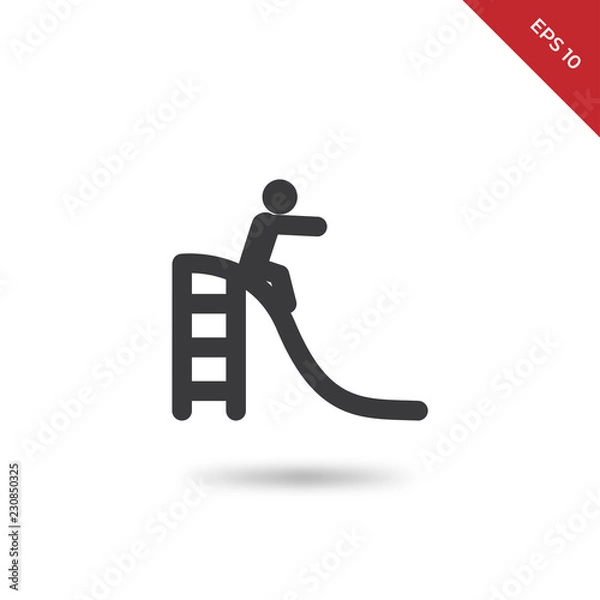 Obraz Slide vector icon