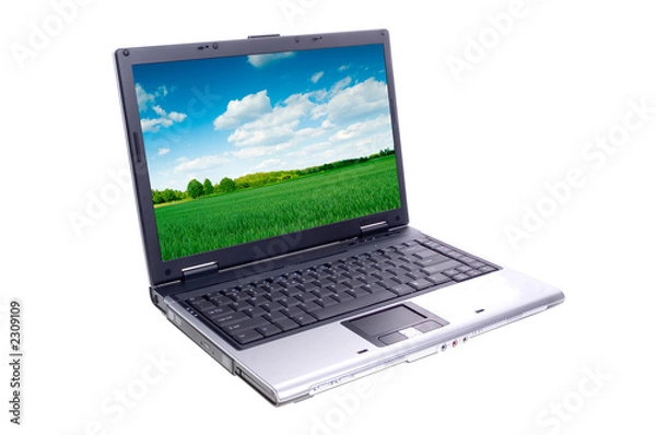 Obraz laptop izolowany