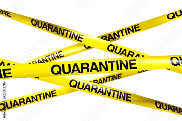 Fototapeta Taśma QUARANTINE